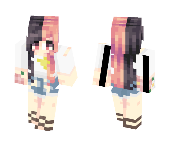 Summer Peach - Female Minecraft Skins - image 1