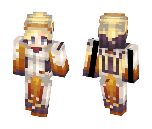 Heroes Never Die! Overwatch - Mercy - Female Minecraft Skins - image 1