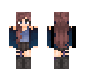 Bloo Splatters~ - Female Minecraft Skins - image 2
