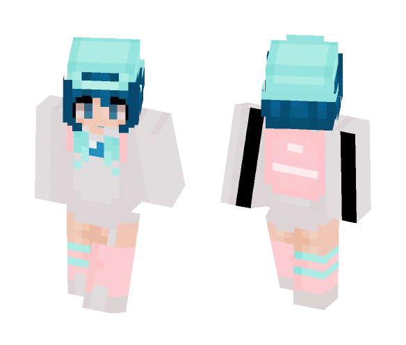 High on pastels ~ - Female Minecraft Skins - image 1