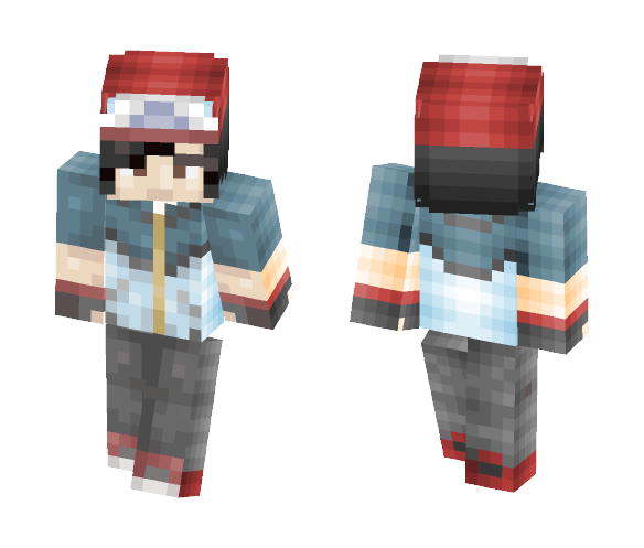 Ash (Pokemon) - Male Minecraft Skins - image 1