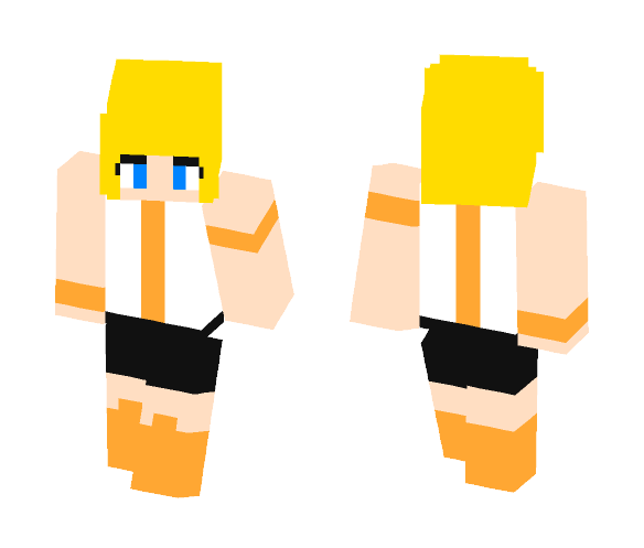 Kagamine Rin Vocaloid {Lola} - Female Minecraft Skins - image 1