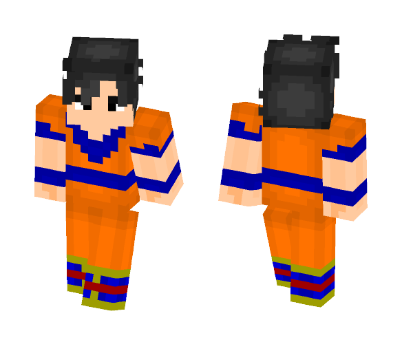 Goku (Dragon Ball Z) [SSJ in desc.] - Male Minecraft Skins - image 1