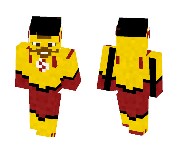 Kid flash | rebirth | wally west - Male Minecraft Skins - image 1
