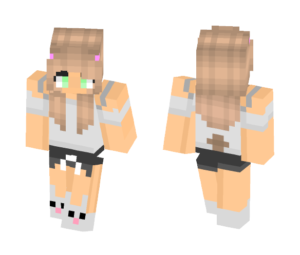 BobCat Pjs - Female Minecraft Skins - image 1