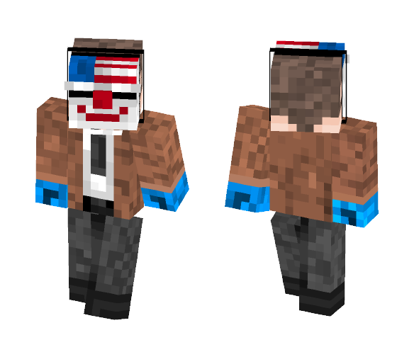 Download Free Payday 2 Dallas Skin Skin for Minecraft image 1 Payday 2 Dallas Skin - Male Minecraft Skins - image 1