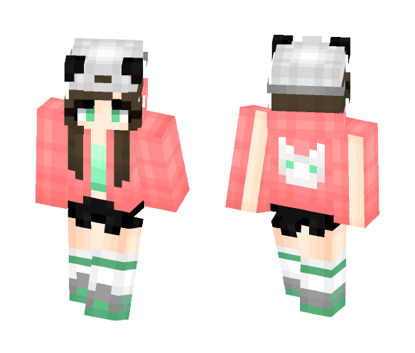 Download Free just a girl who really likes cats Skin for Minecraft image 1 just a girl who really likes cats - Girl Minecraft Skins - image 1