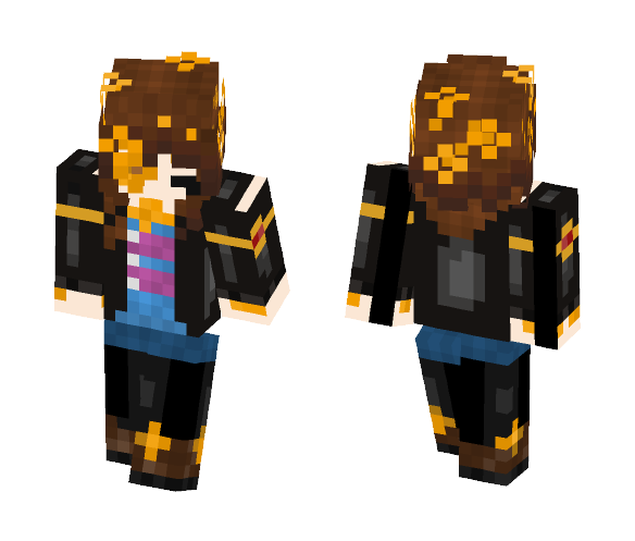 Frisk (FlowerFell) - Female Minecraft Skins - image 1
