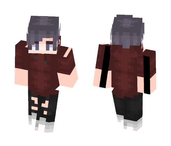 Guy With Blue Hair - Male Minecraft Skins - image 1