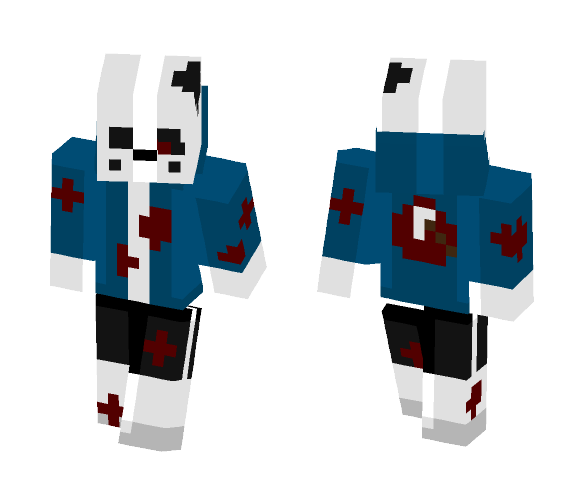 horrortale sans - Male Minecraft Skins - image 1