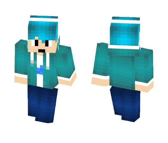 Mr. Freeze (Shaded): MrFlameYT - Male Minecraft Skins - image 1