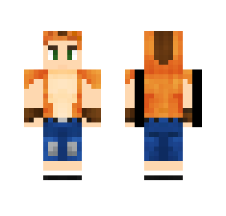 Human Crash Bandicoot - Male Minecraft Skins - image 2