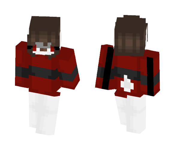 OverFell Chara - Female Minecraft Skins - image 1