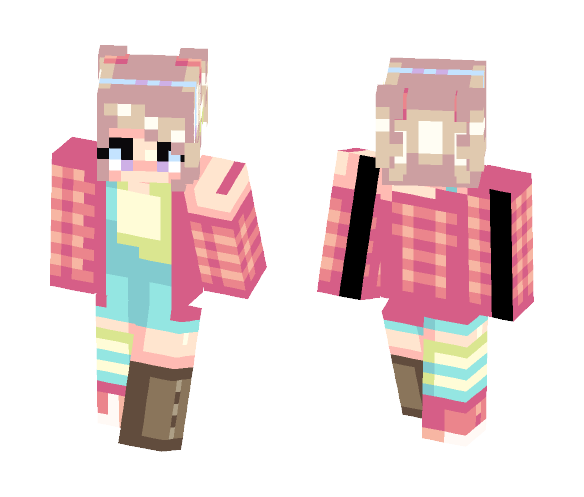 Bright colours - Female Minecraft Skins - image 1