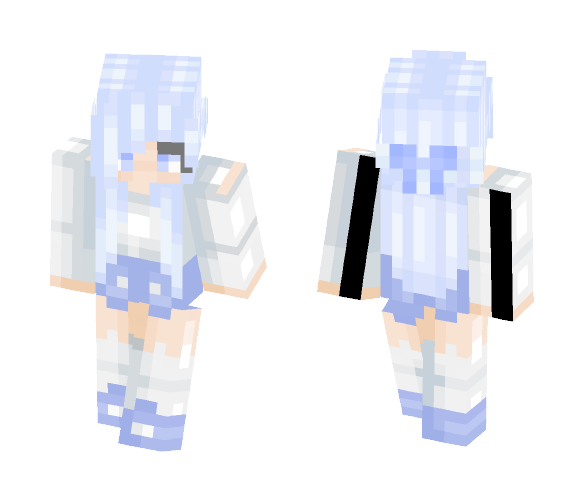 Pastel Blue - Female Minecraft Skins - image 1