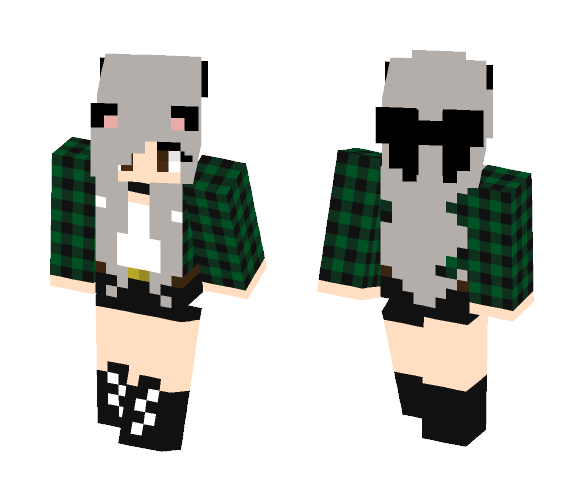 Cute flannel girl - Cute Girls Minecraft Skins - image 1