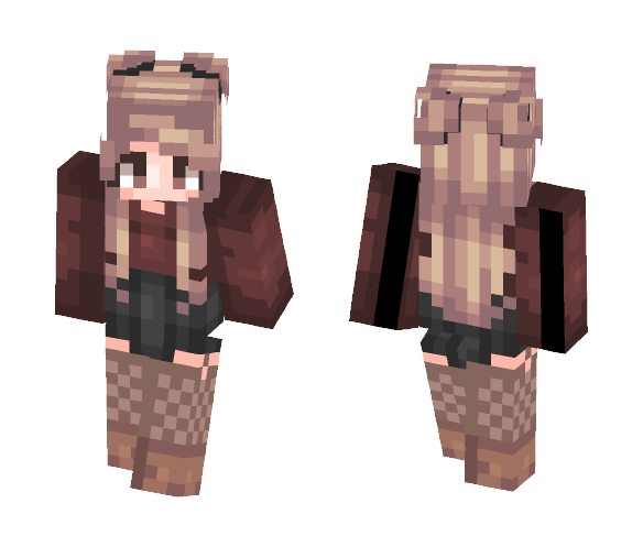 Download Free Satisfactory Skin for Minecraft image 1 Satisfactory - Female Minecraft Skins - image 1