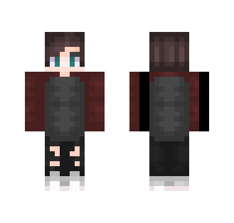 Red And Gray Shirt