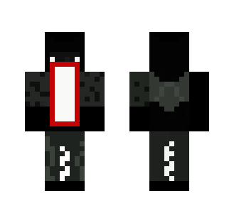 Batman with open mouth - Batman Minecraft Skins - image 2