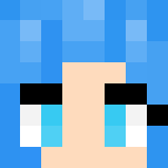 Blue hair girl skin base - Color Haired Girls Minecraft Skins - image 3