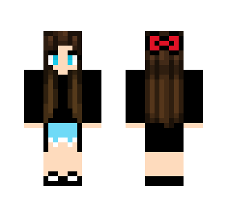 Girl with a bow tie