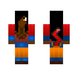 Black Supersaiyan Gokustyle (SSJ4) - Male Minecraft Skins - image 2