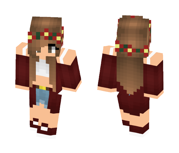 Flower girl - Girl Minecraft Skins - image 1
