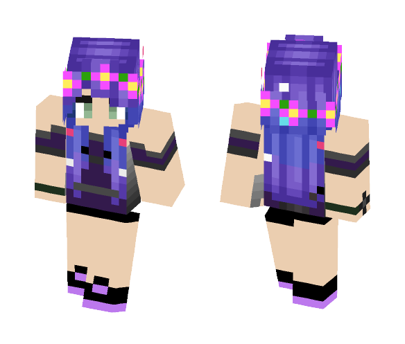 Flower girl - Girl Minecraft Skins - image 1