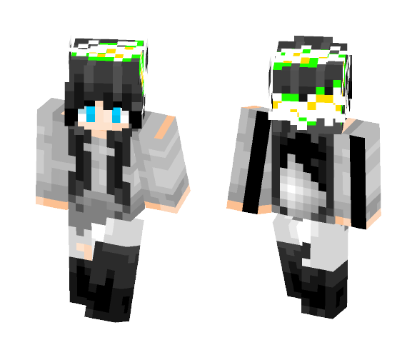 Download Free Wolf Girl ???? Skin for Minecraft image 1 Wolf Girl ???? - Girl Minecraft Skins - image 1