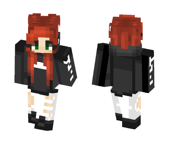 Download Free ♥ Classy Red ♥ Skin for Minecraft image 1 ♥ Classy Red ♥ - Female Minecraft Skins - image 1