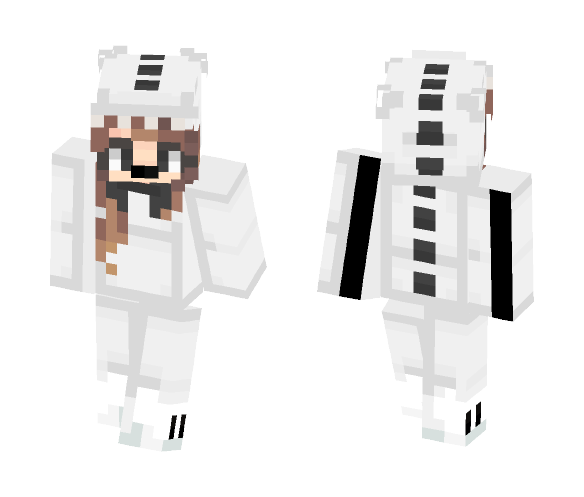 wнιтə dιno ċqṭṃєṃєṡ - Female Minecraft Skins - image 1
