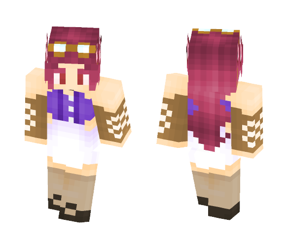 Steampunk Lynx - Female Minecraft Skins - image 1