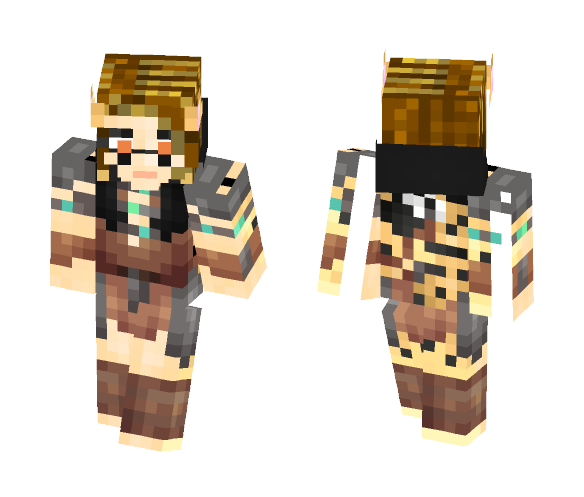 Female Catfolk Rogue - Female Minecraft Skins - image 1