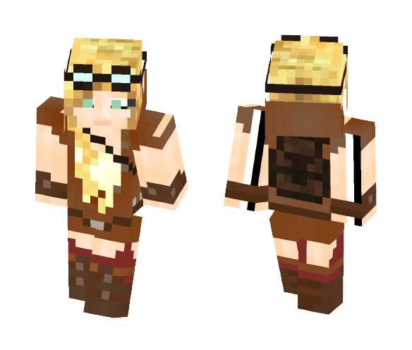 Female Wasteland Survivor - Female Minecraft Skins - image 1