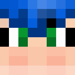 Blue-haired Schoolgirl - Color Haired Girls Minecraft Skins - image 3
