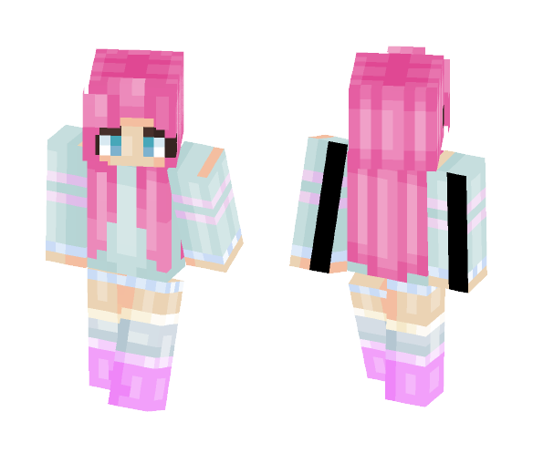 Kawaii Pastel Candy Girl - Girl Minecraft Skins - image 1