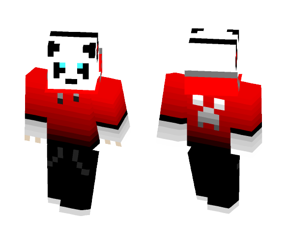 PsychoPanda - Male Minecraft Skins - image 1
