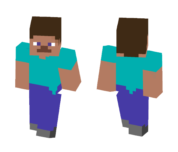 Smooth Steve - Male Minecraft Skins - image 1
