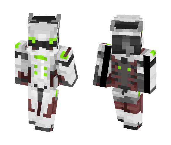 OVERWATCH(?) - Steel Dragon Genji - Male Minecraft Skins - image 1