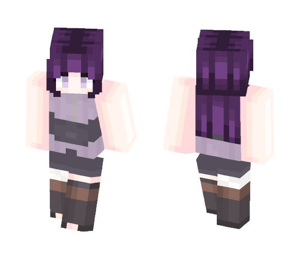 Naruto- Hinata Hyuuga (Okder ver.) - Female Minecraft Skins - image 1