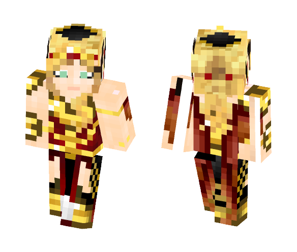 Armored Dragon Hybrid Female - Female Minecraft Skins - image 1