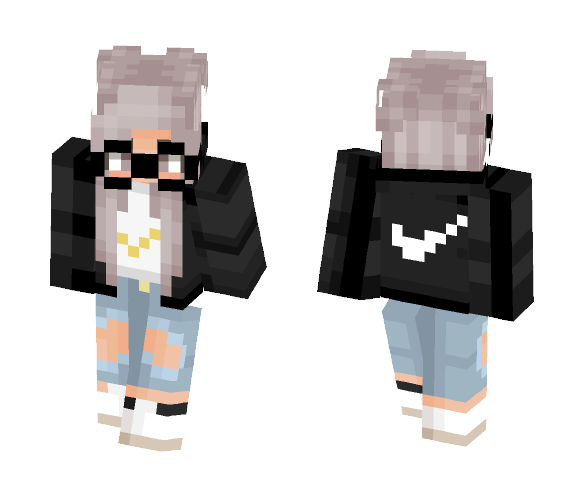 Download Free Nikey Girl Skin for Minecraft image 1 Nikey Girl - Girl Minecraft Skins - image 1