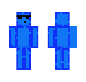Better Blue Slime v2 - Male Minecraft Skins - image 2