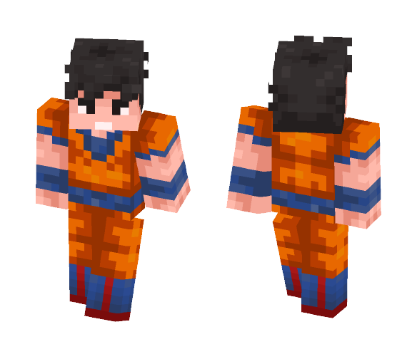 Goku Kaioken - Male Minecraft Skins - image 1