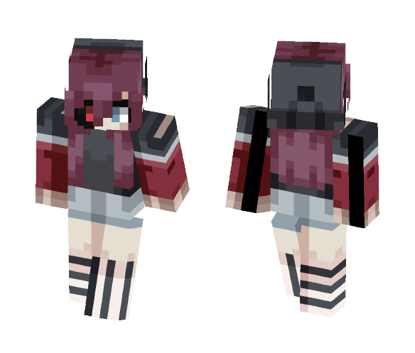 xD Rwar | Edgiest superhero - Female Minecraft Skins - image 1
