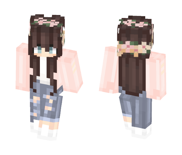 Milk Flowers ~ {TumblrGirl} - Female Minecraft Skins - image 1
