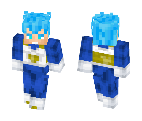 Vegeta SSGSS - Male Minecraft Skins - image 1