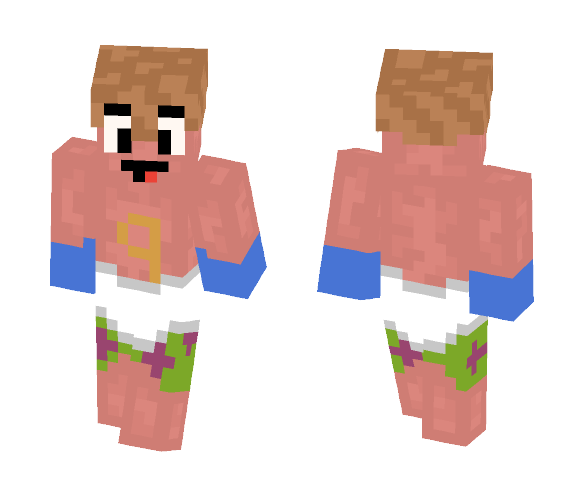 Download Free Patrick-Man!! Skin for Minecraft image 1 Patrick-Man!! - Male Minecraft Skins - image 1