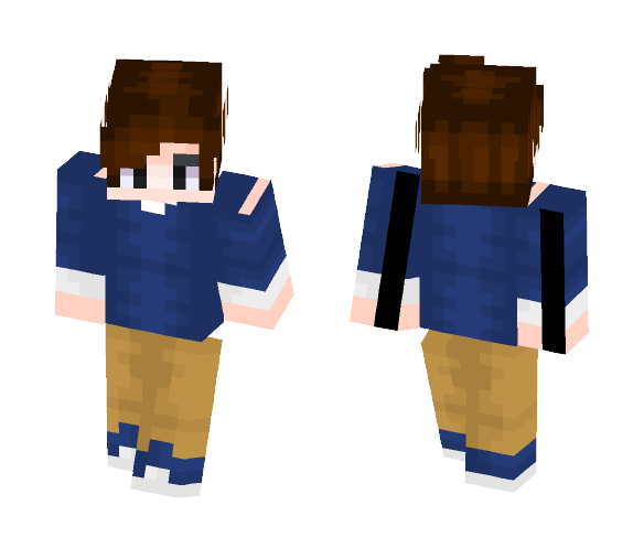 Brown PANTSSS - Male Minecraft Skins - image 1