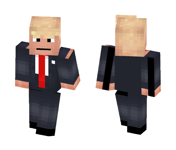 Donald Trump - Male Minecraft Skins - image 1